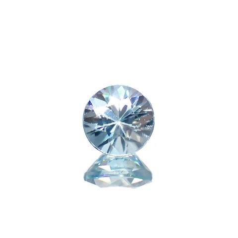 アイスブルージルコン カンボジア産 0.73ct[221018651]4.9x4.8mm前後