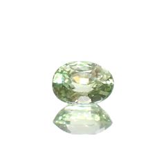 ミントガーネット(宝石名ガーネット)タンザニア産 0.66ct 識別済[230823064]5.8x4mm前後