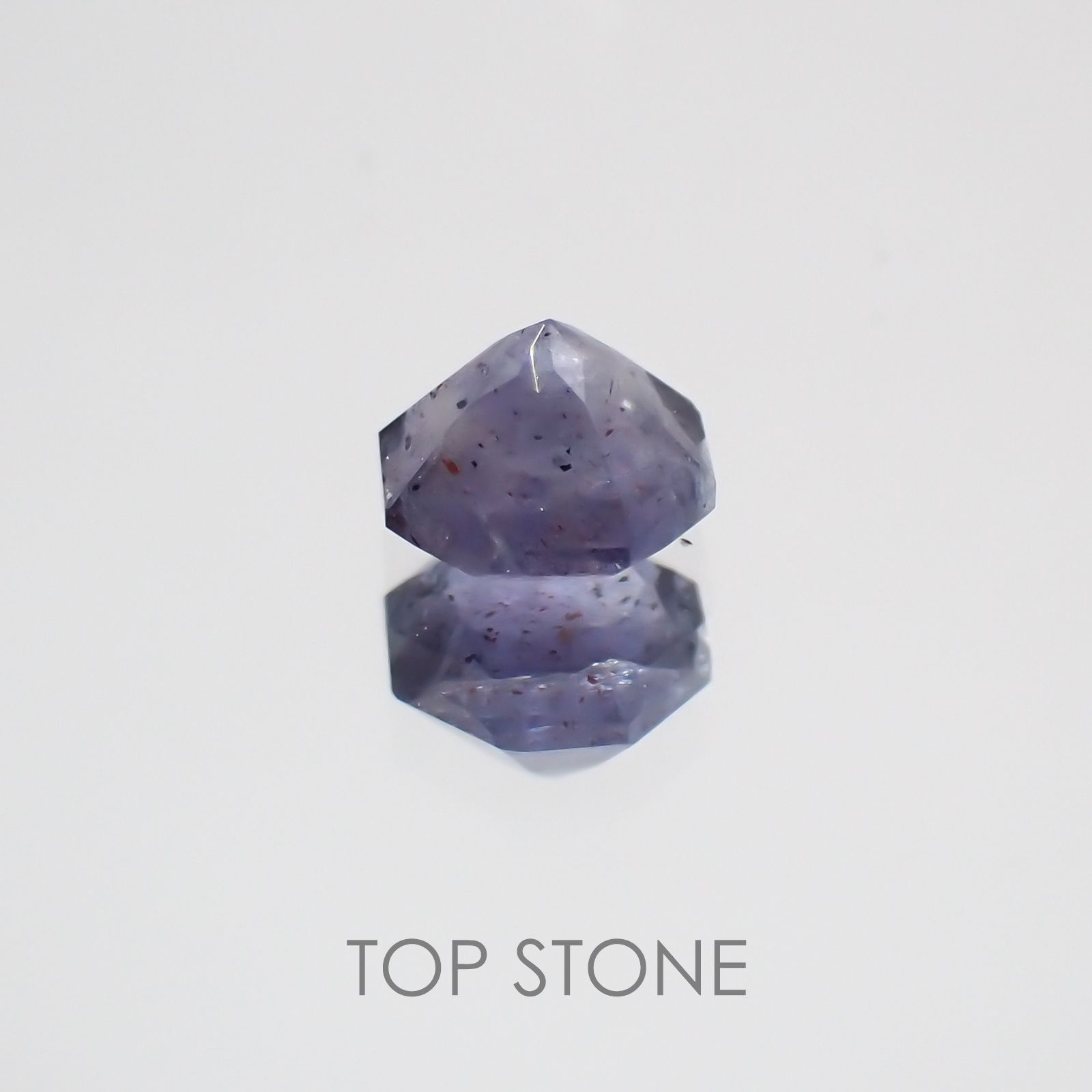◇オクタゴンカット◇ブラッドショットアイオライトSA インド産 ルース 0.26ct[210210080]3.9×3.9mm前後