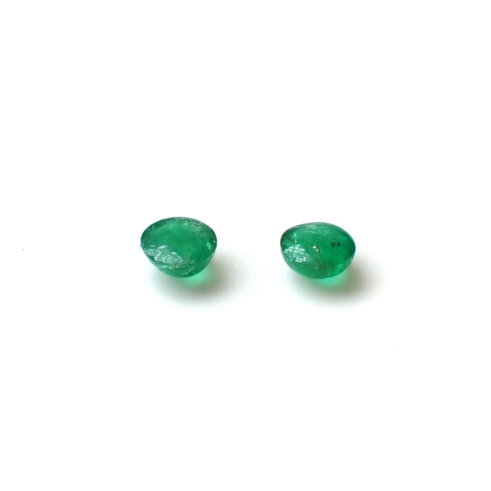 ◇ペアセット◇エメラルド コロンビア産 0.39ct(2pcs合計) [250430242]3.6x3.6mm前後