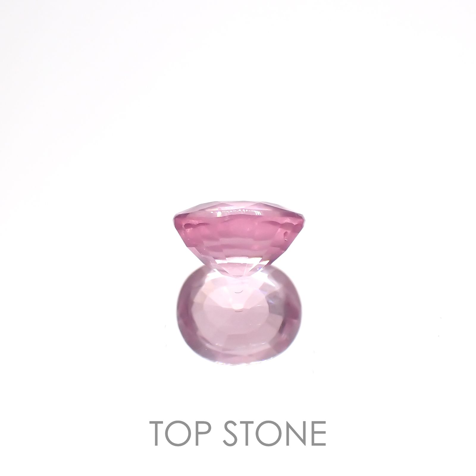シルキーピンクスピネル(宝石名ピンク・スピネル)タンザニア産 0.78ct 識別済[230120250]5.9x4.9mm前後