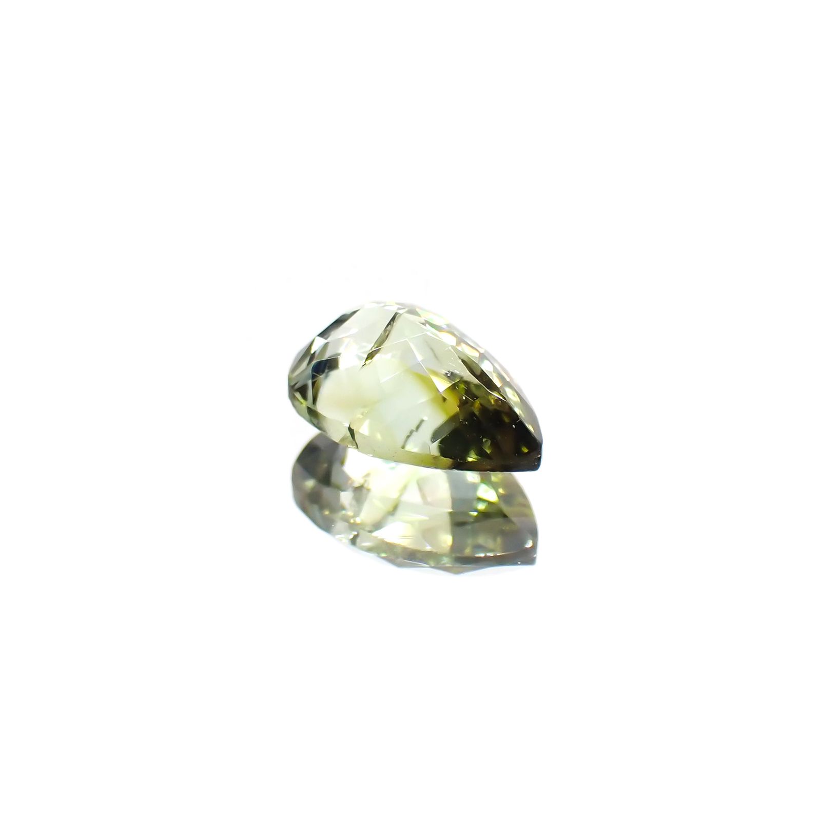 バイカラートルマリン(宝石名トルマリン) ブラジル産 1.035ct ソ付(彩珠)[210711889]8×5.5mm前後