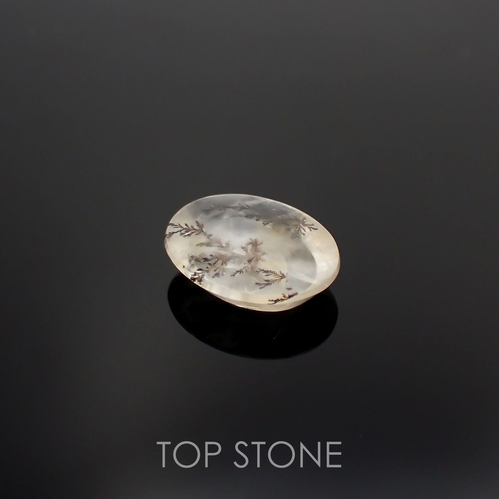 デンドリチッククォーツ ブラジル産 2.45ct[230120002]11.4x9mm前後