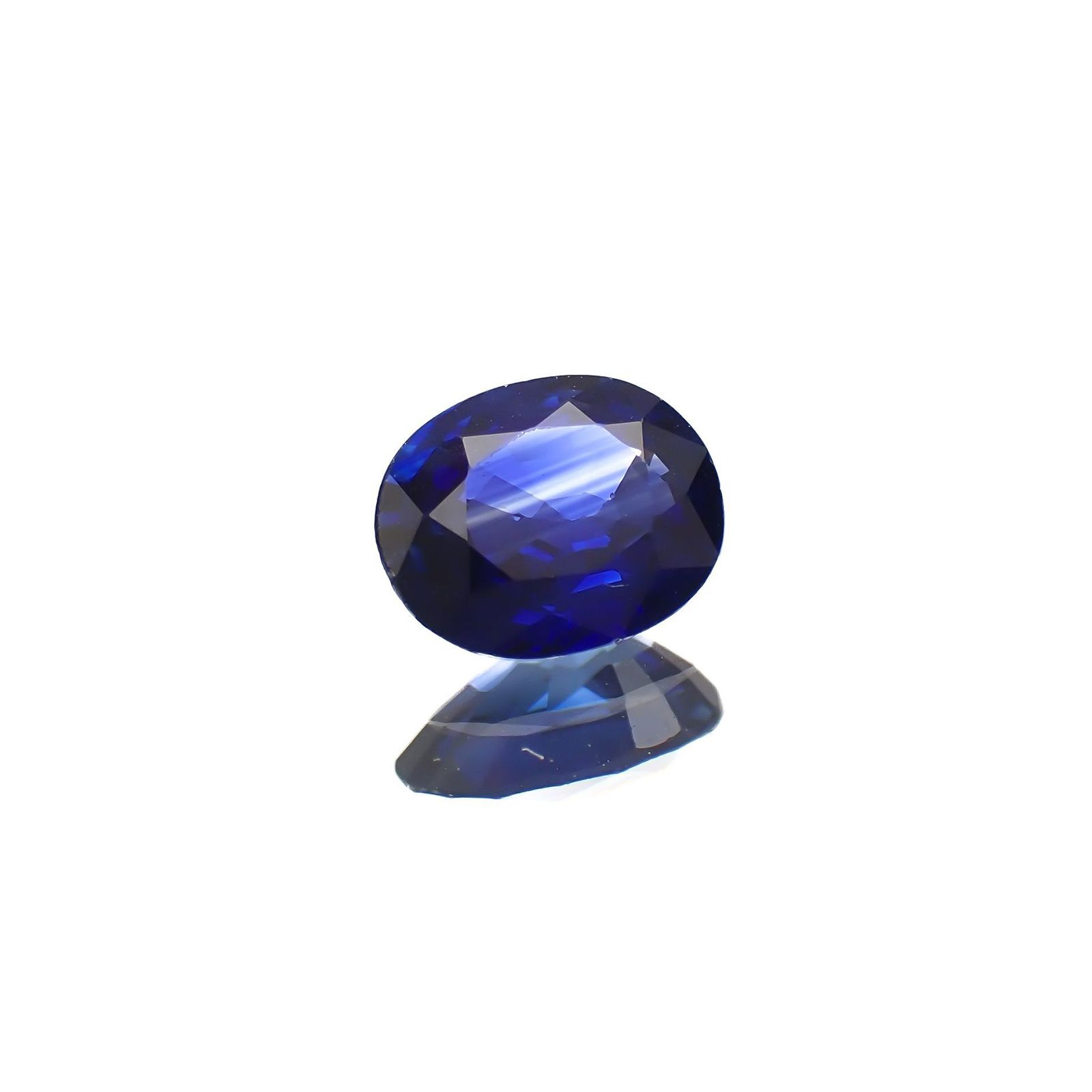 サファイア(宝石名サファイア)スリランカ/マダガスカル産 識別済 0.68ct / 5.9x4.8mm前後 [260817645]