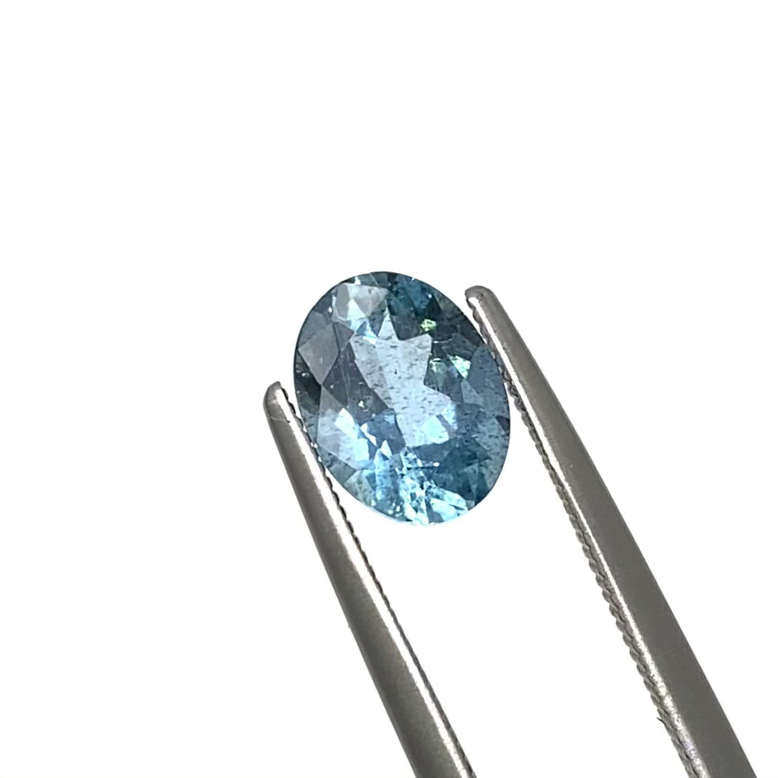 鑑別付!】サンタマリアアクアマリンK18 1.15ct ペンダントトップ 鑑別付!】サンタマリアアクアマリンK18 1.15ct ペンダントトップ