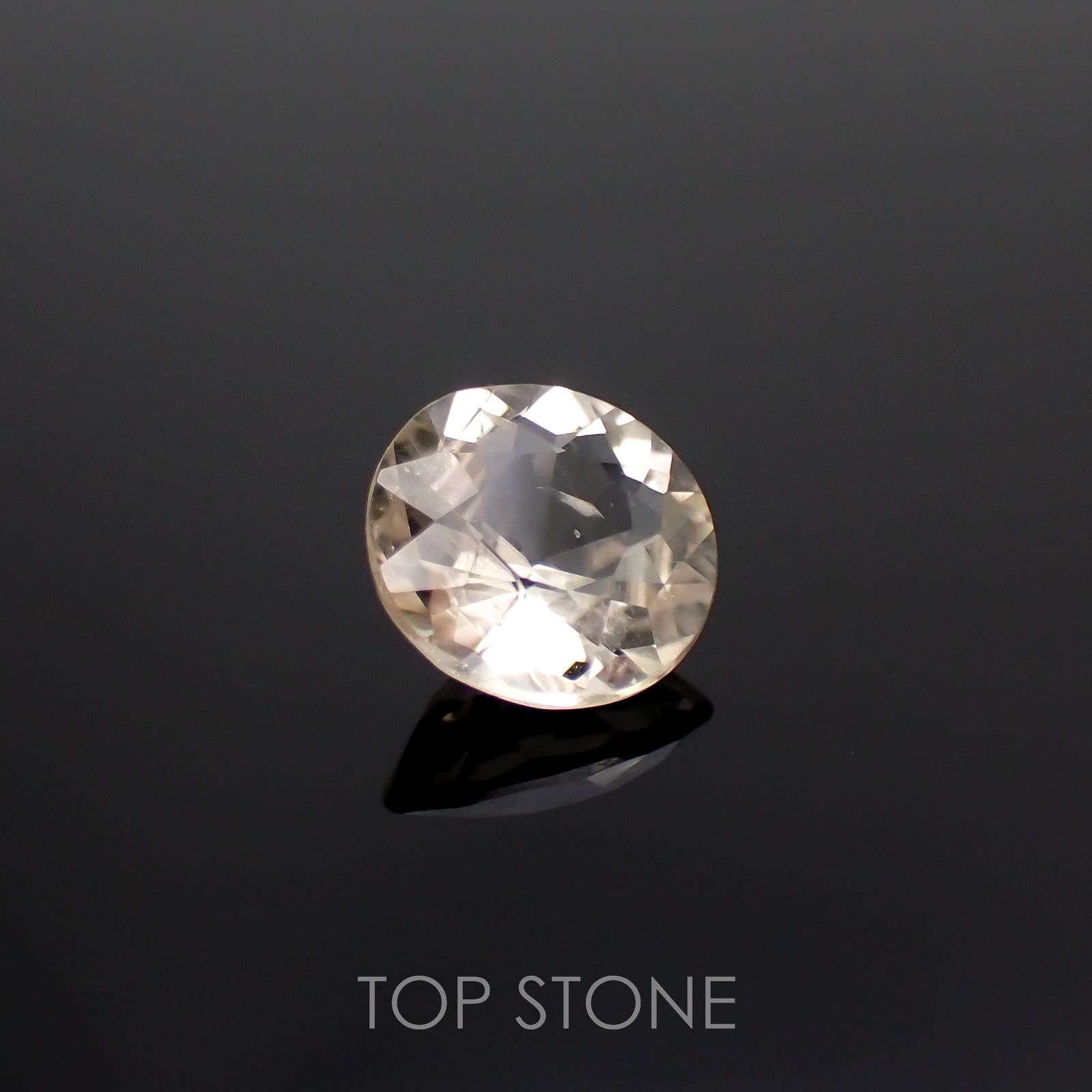 イエローフェナカイト(宝石名イエロー・フェナカイト)ブラジル産 2.038ct ソ付(彩珠)[221018527]8.6x8.5mm前後