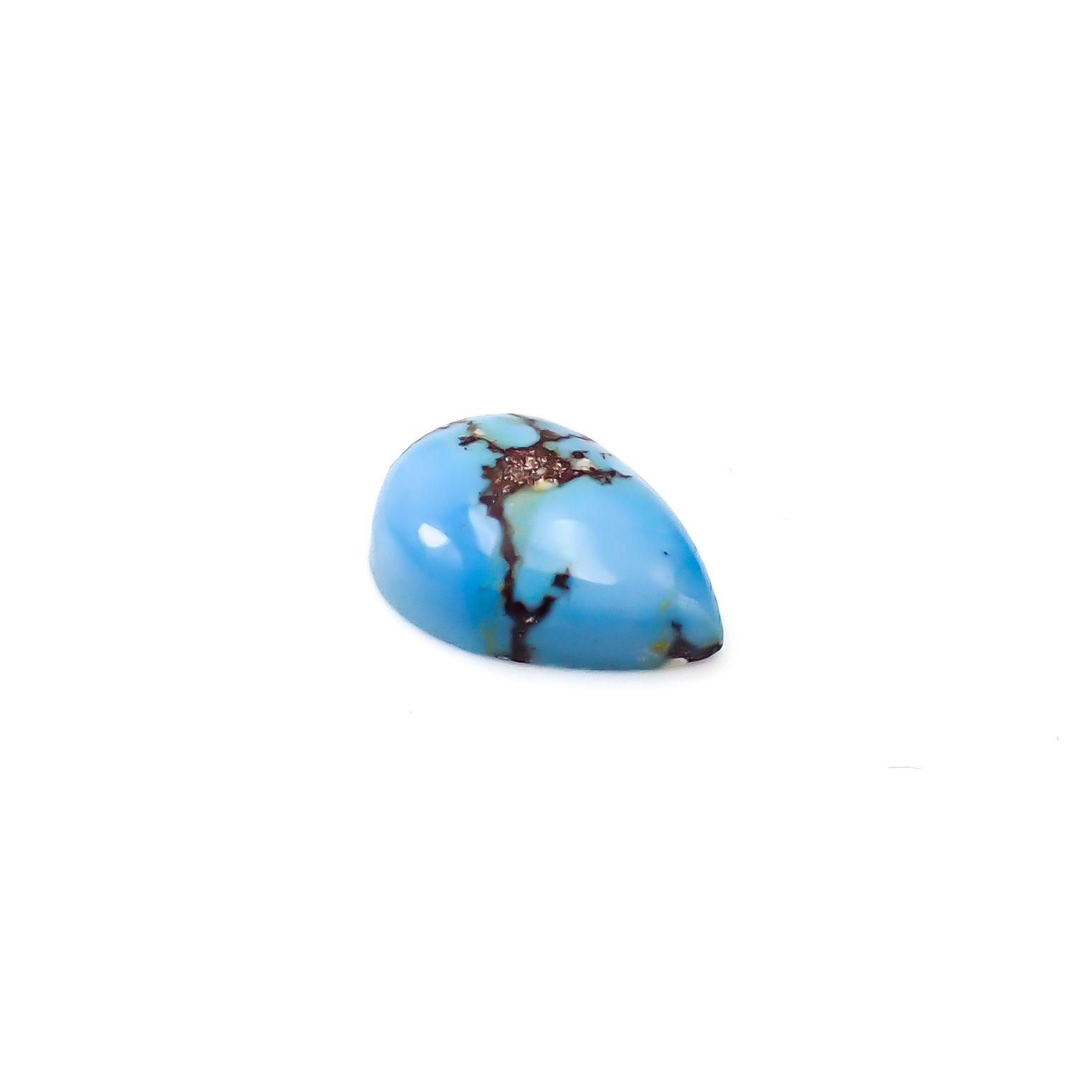 ターコイズ カザフスタン・ゴールデンヒル鉱山産 1.76ct / 10.2x7.1mm前後 [260632395]