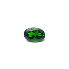 クロムダイオプサイド(宝石名クロム・ダイオプサイド)ロシア産 識別済 0.47ct / 5.8x3.9mm前後 [260432100]