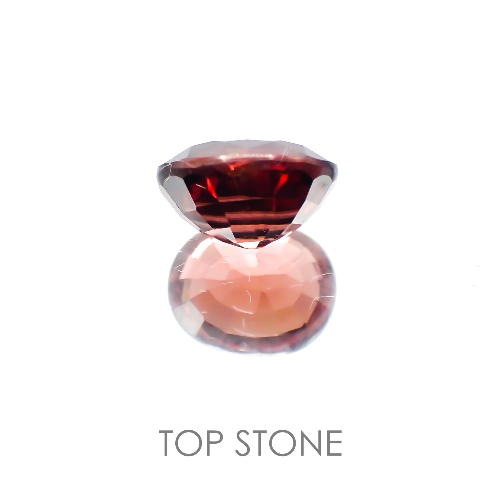 ピンクジルコン スリランカ,カンボジア産 ルース 1.99ct[20118075]7.4×6mm前後