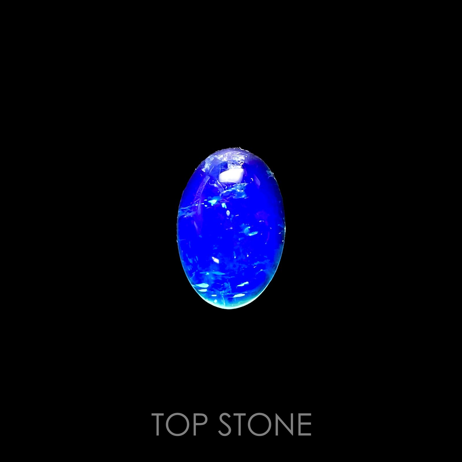 フローライト フルオレッセンス(宝石名フルオライト)イギリス・ロジャリー鉱山産 9.52ct 識別済[211113762]15.3x10.3mm前後