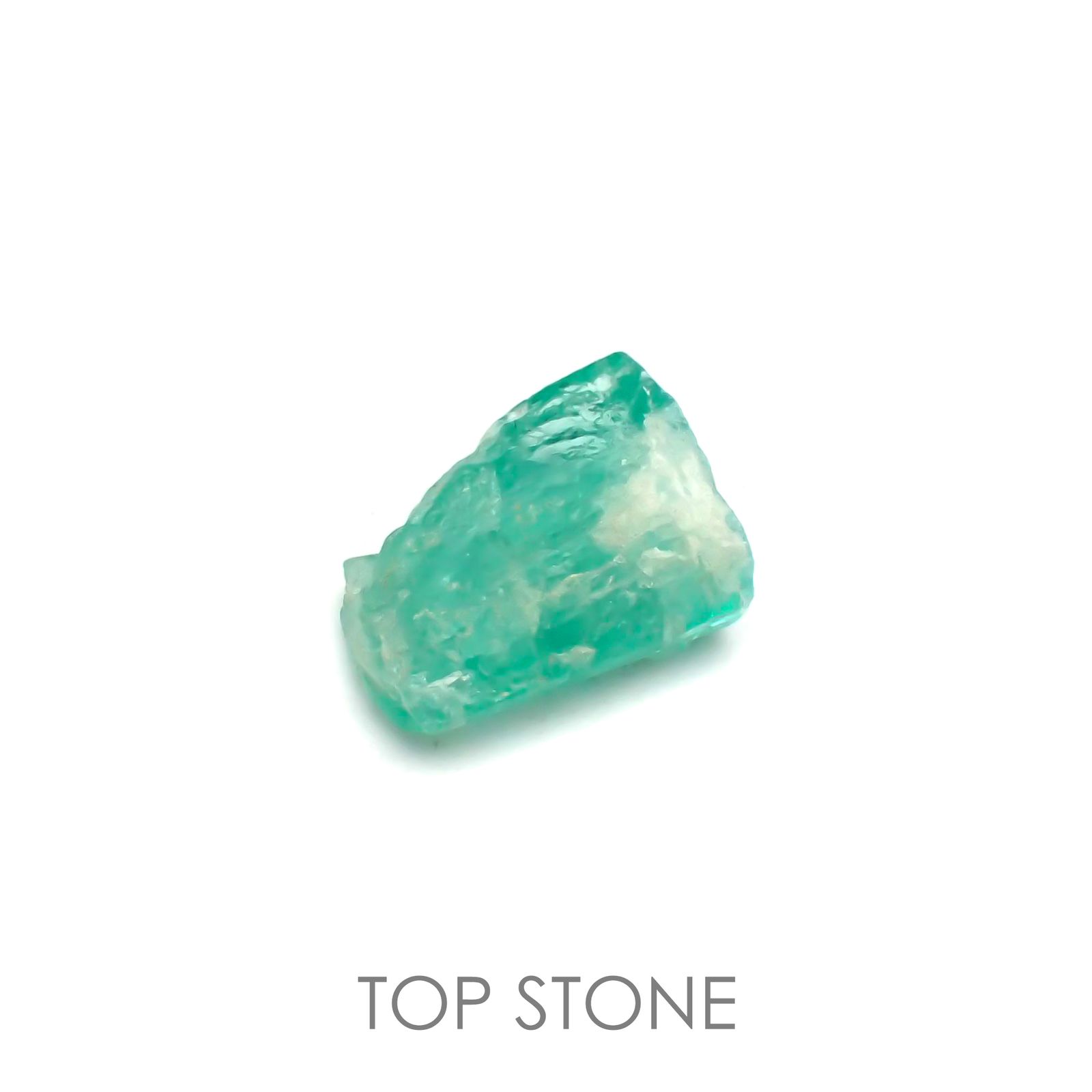 エメラルド(宝石名エメラルド) コロンビア産 原石・結晶 2.17ct 識別済[20062724]9.1×7.1mm前後