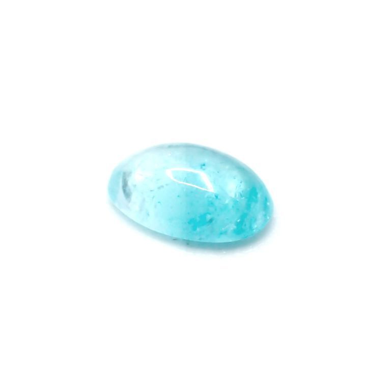 パライバトルマリン(宝石名トルマリン/別名パライバ・トルマリン)ブラジル・キントス鉱山産 0.363ct ソ付(宝貴協)[231224363]5.9x4.1mm前後
