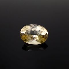 アラゴナイト フォスフォレッセンス(宝石名フォスフォレッセンス・アラゴナイト)チェコ共和国産 9.188ct ソ付(彩珠)[221018678]15.9x11.7mm前後