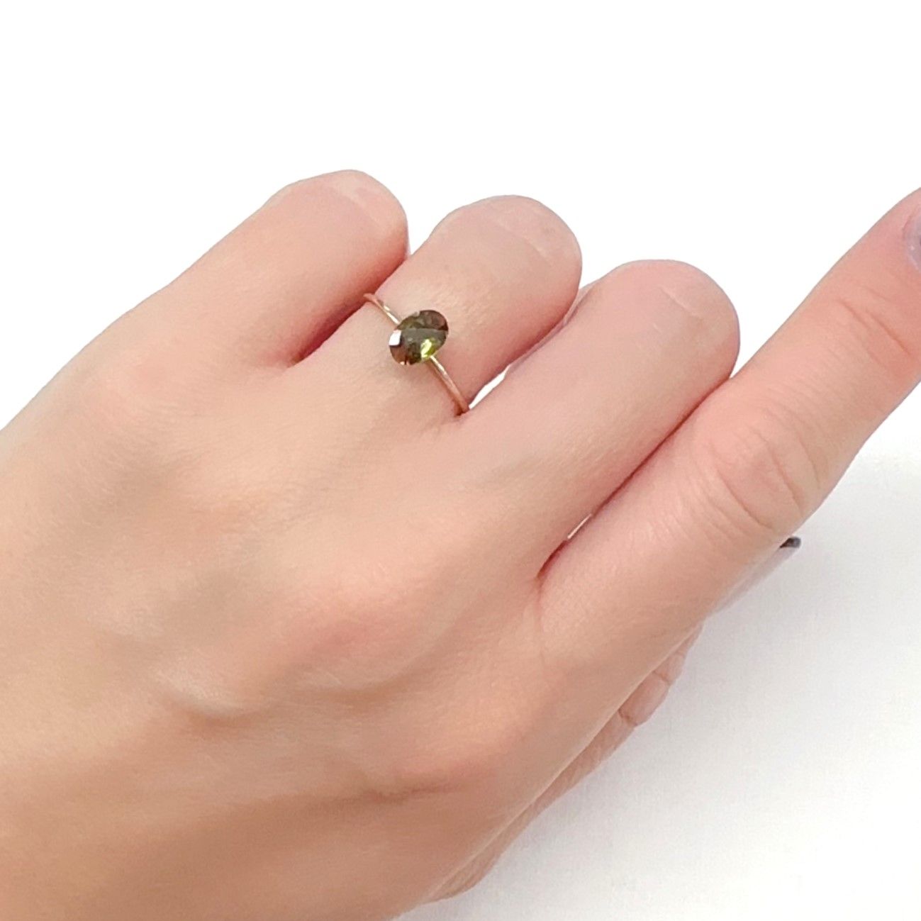 ◇チェッカーカット◇アンダリュサイト スリランカ/マダガスカル産 0.57ct[240226136]7x4.9mm前後