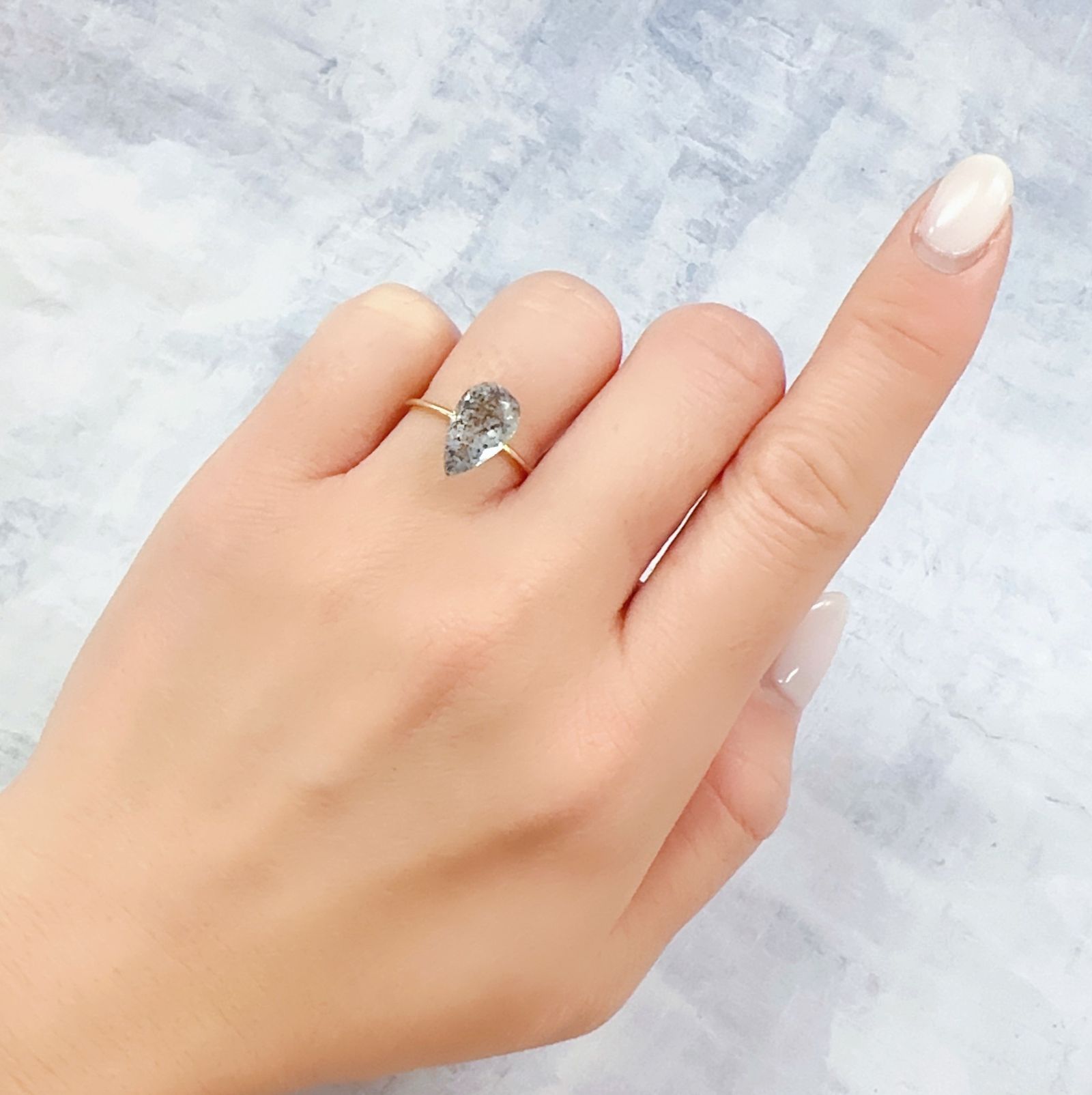 モスアクアマリン ブラジル産 1.98ct[230220523]12.1x7.3mm前後