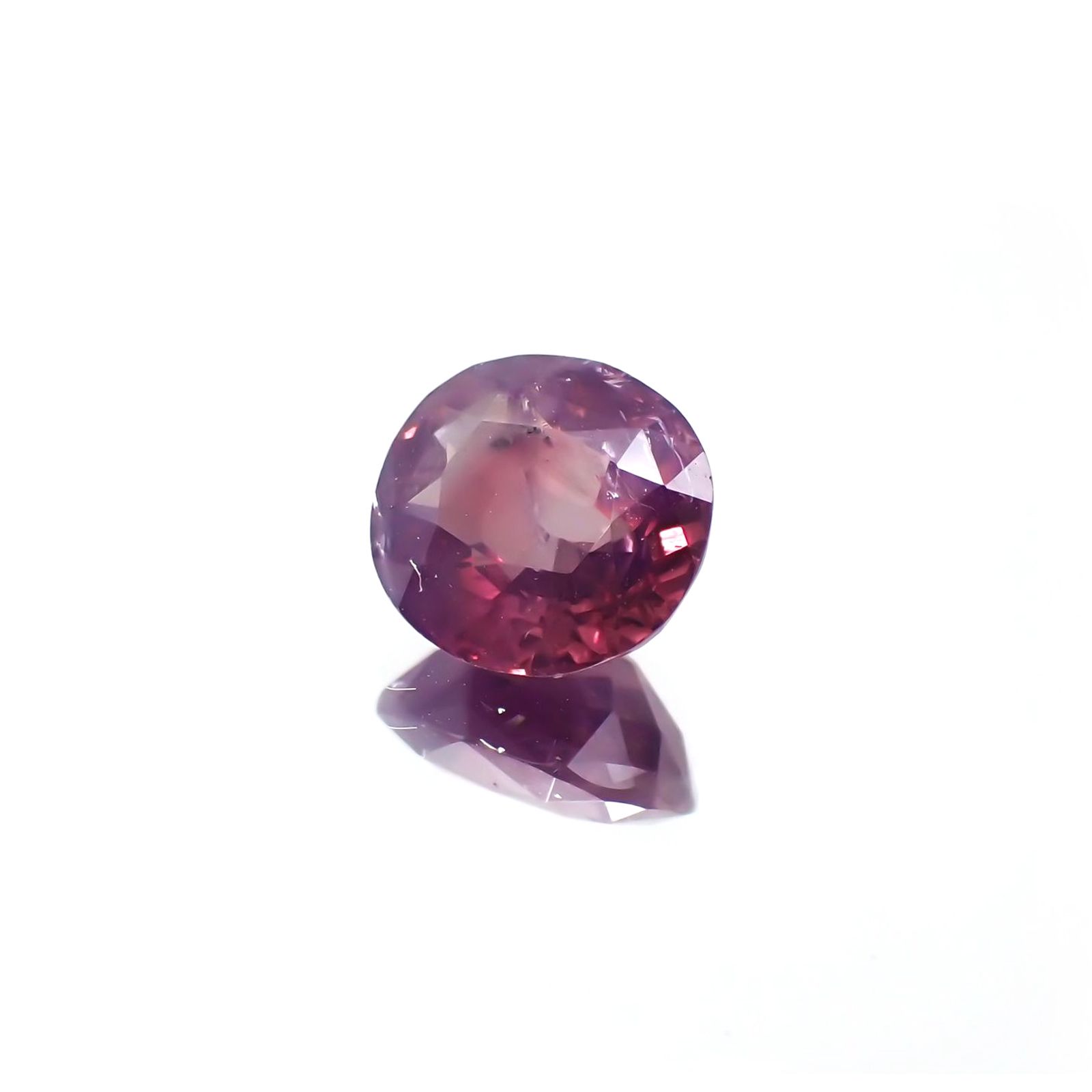 パープルサファイア(宝石名バイオレット・サファイア) カシミール地方産 2.025ct ソ付(彩珠)[210310237]7.7×7.1mm前後