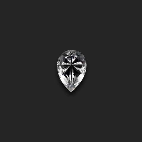 ◇甲州貴石切子Plus Three◇ペタライト カード付き(宝石名ペタライト)ブラジル産 1.40ct 識別済[231225065]10x7mm前後