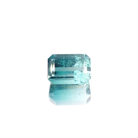 バイカラートルマリン アフガニスタン産 1.72ct [250730924]7.5x5.3mm前後