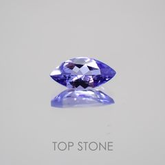 タンザナイト(宝石名タンザナイト) タンザニア産 0.54ct 識別済[210210062]7.8×3.8mm前後