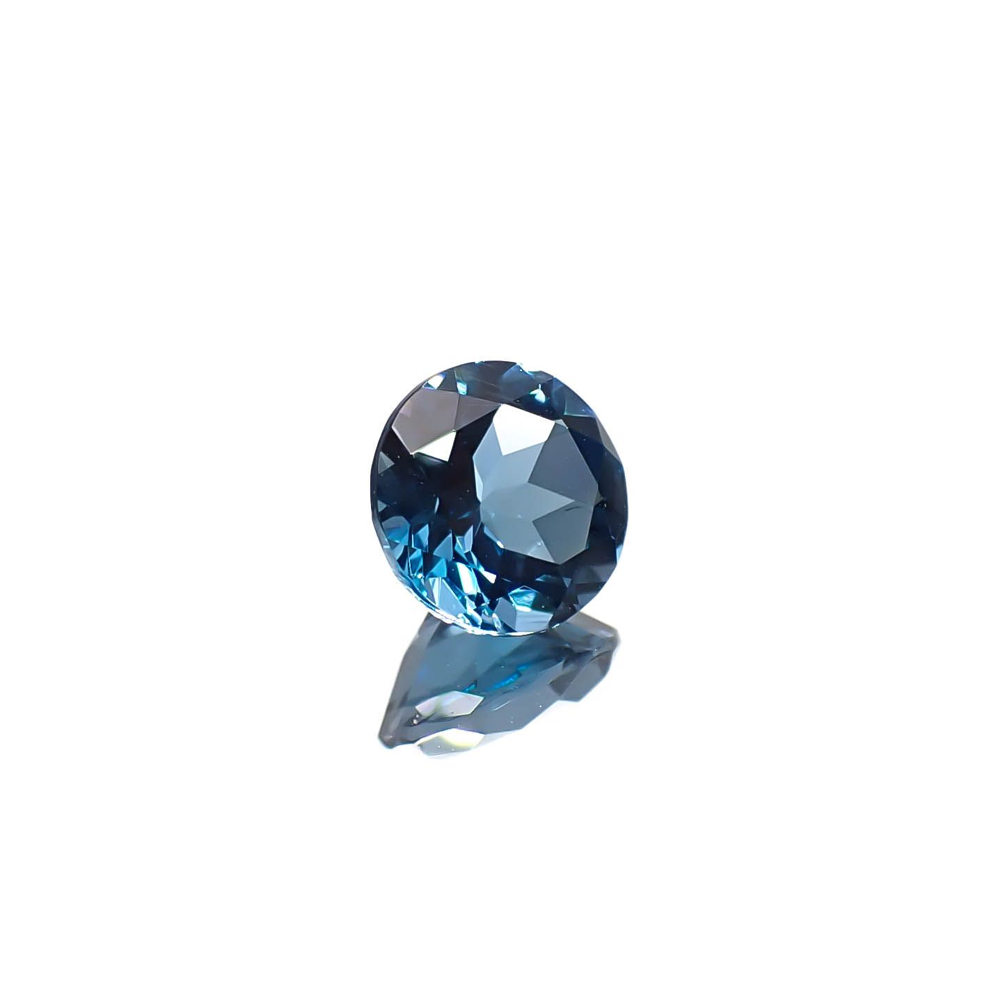 ロンドンブルートパーズ ブラジル産 0.96ct [241029255]6x6mm前後