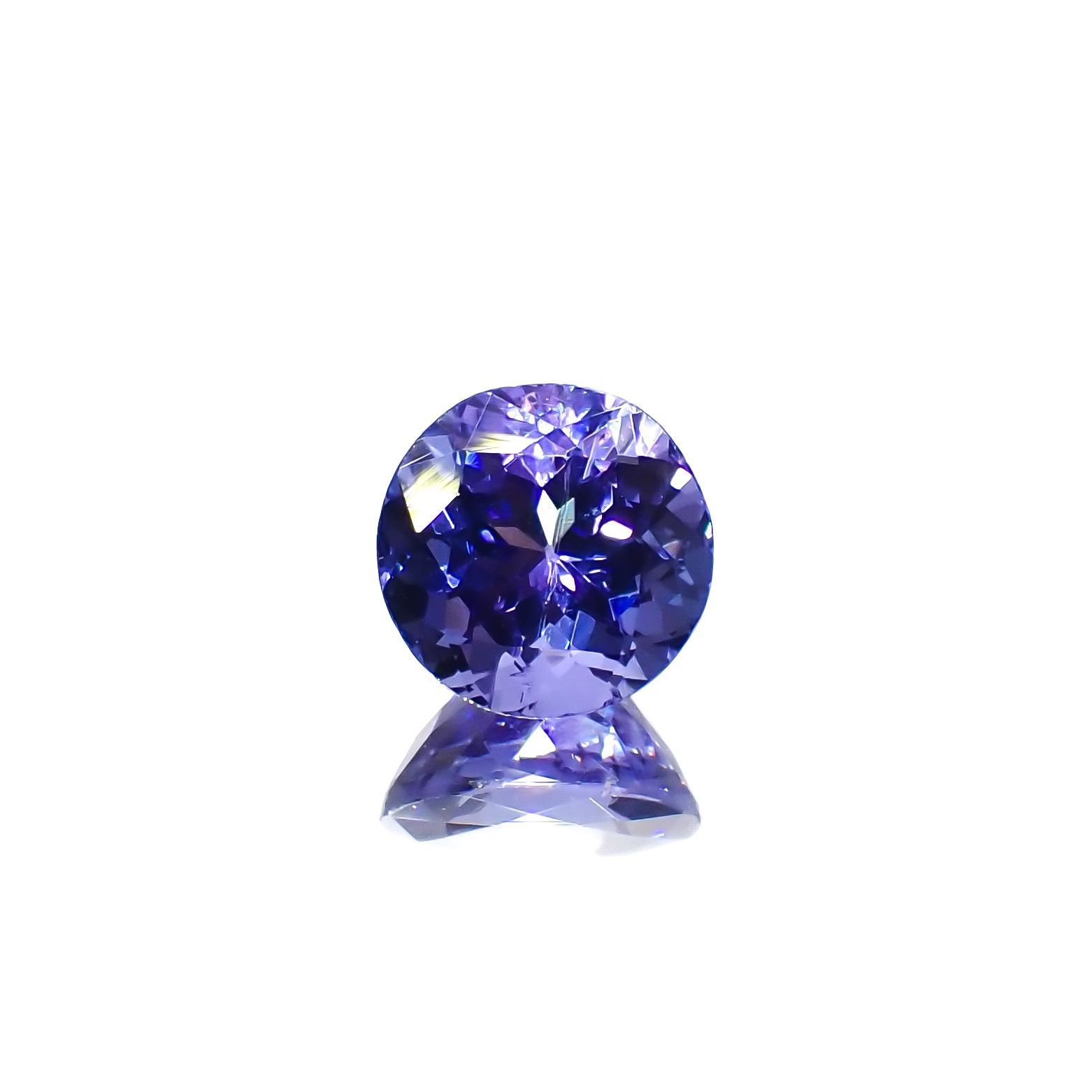 タンザナイト(宝石名タンザナイト)タンザニア産 1.49ct 識別済[221119012]6.9x6.8mm前後