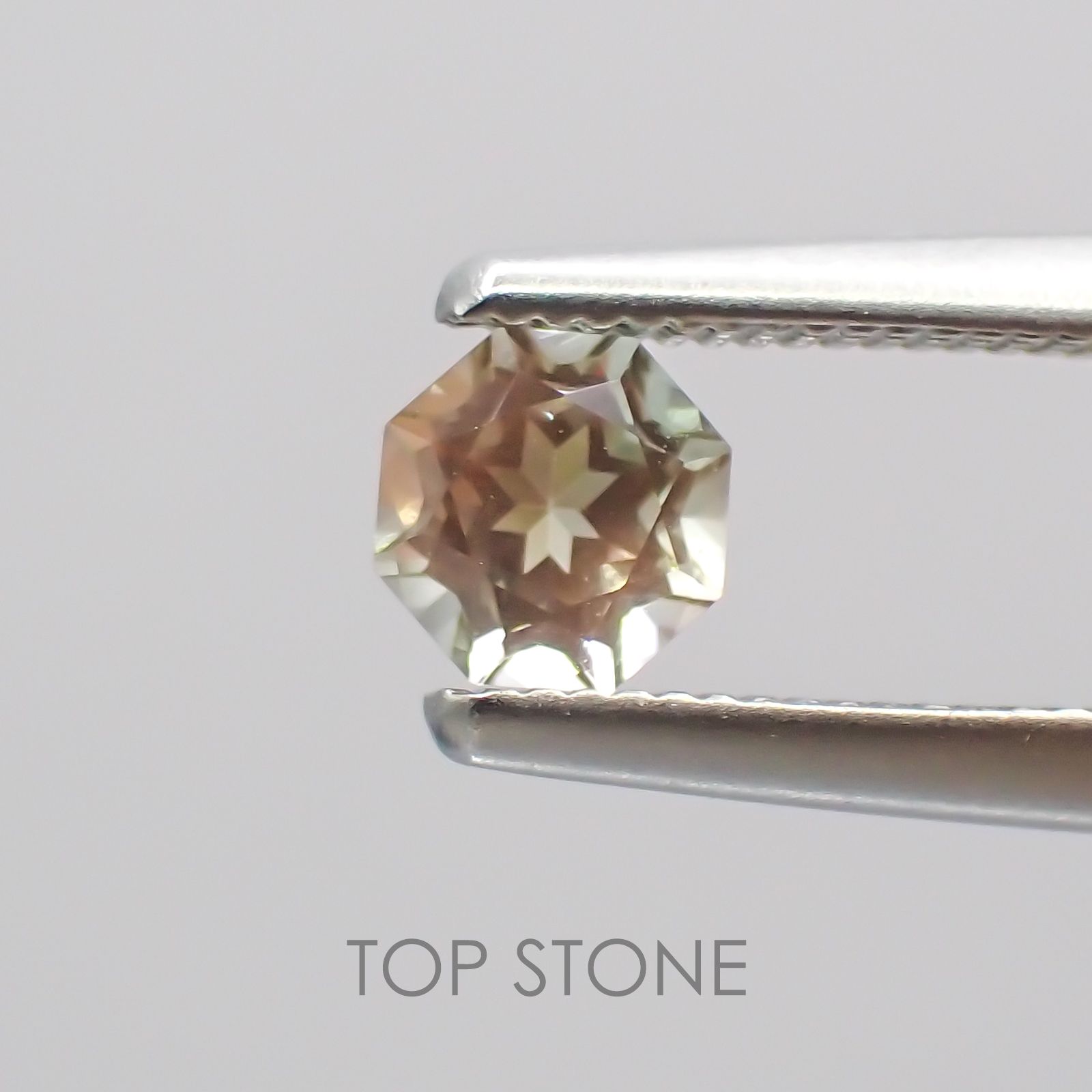 ◇オクタゴンカット◇オレゴンサンストーンSA  アメリカ産 ルース 0.31ct[210210042]4×4mm前後