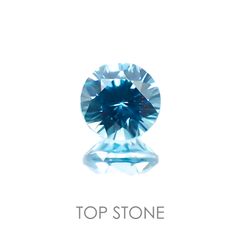 ブルージルコン(宝石名ジルコン) カンボジア産 1.20ct 識別済[21017931]5.8×5.8mm前後