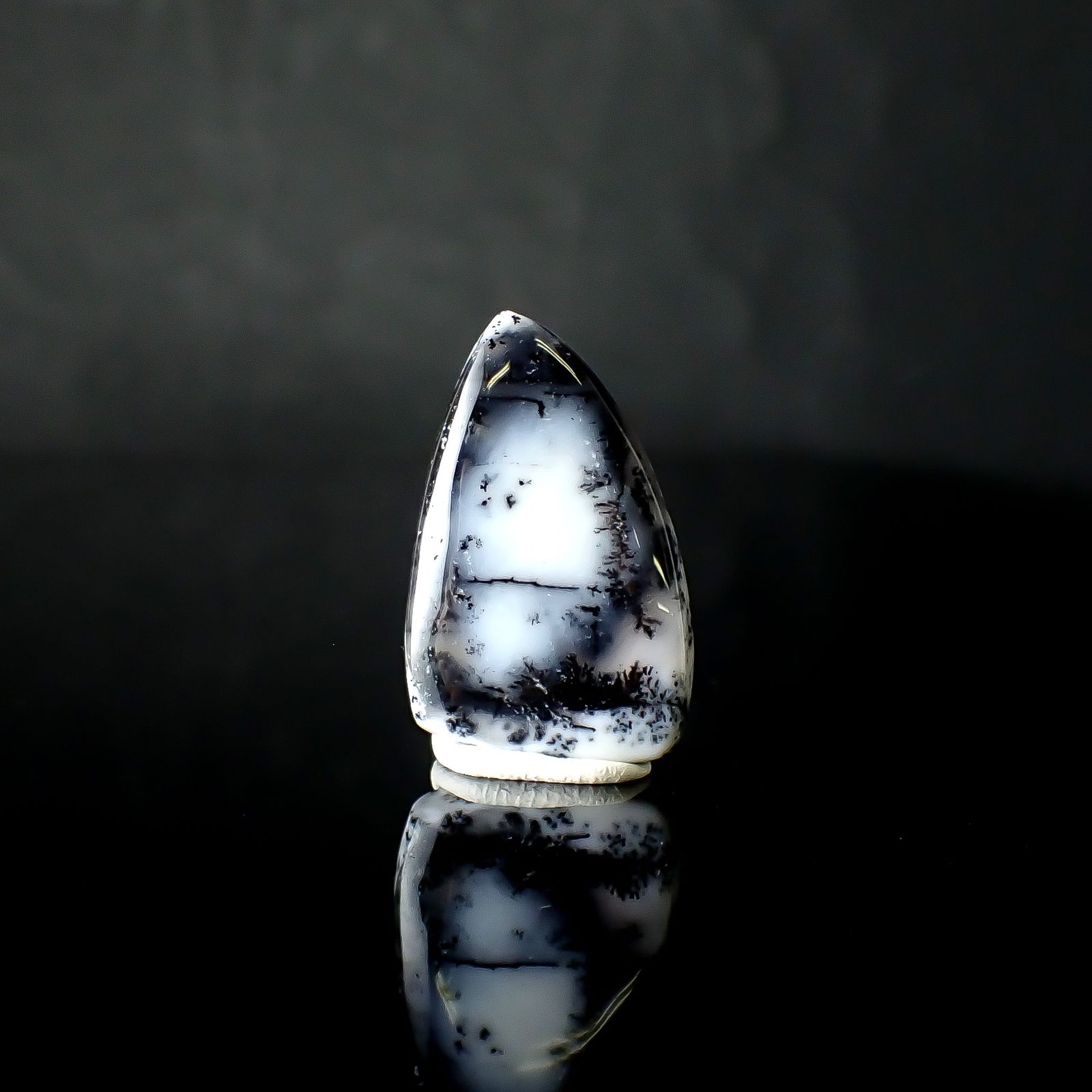 ◇フリーフォーム◇デンドリチックオパール ブラジル産 19.94ct [250931118]25.8x16.7mm前後