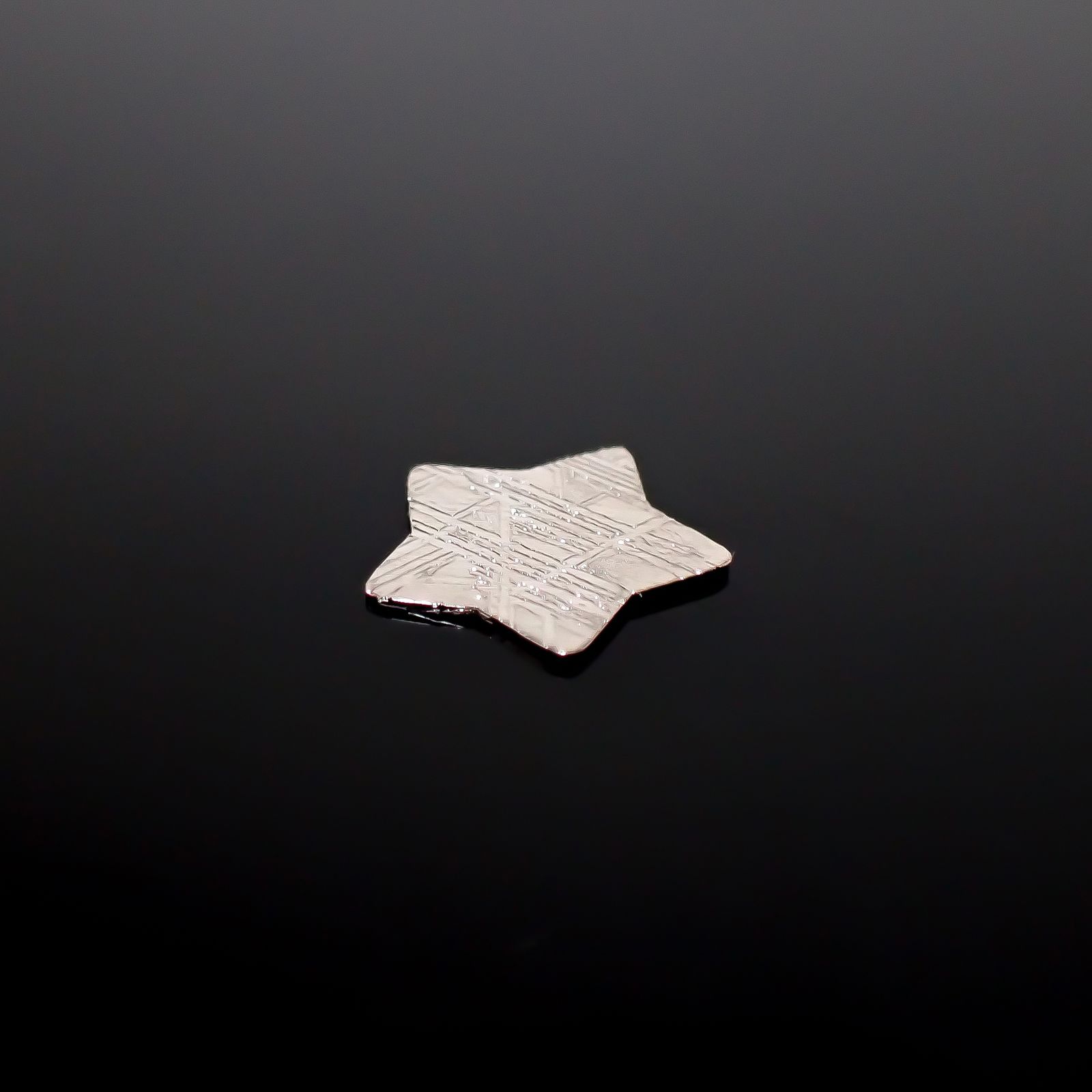 ◇カスタムカット・スター◇アルタイ隕石 発見地：中国 0.83ct [250129809]9.3x9.5mm前後