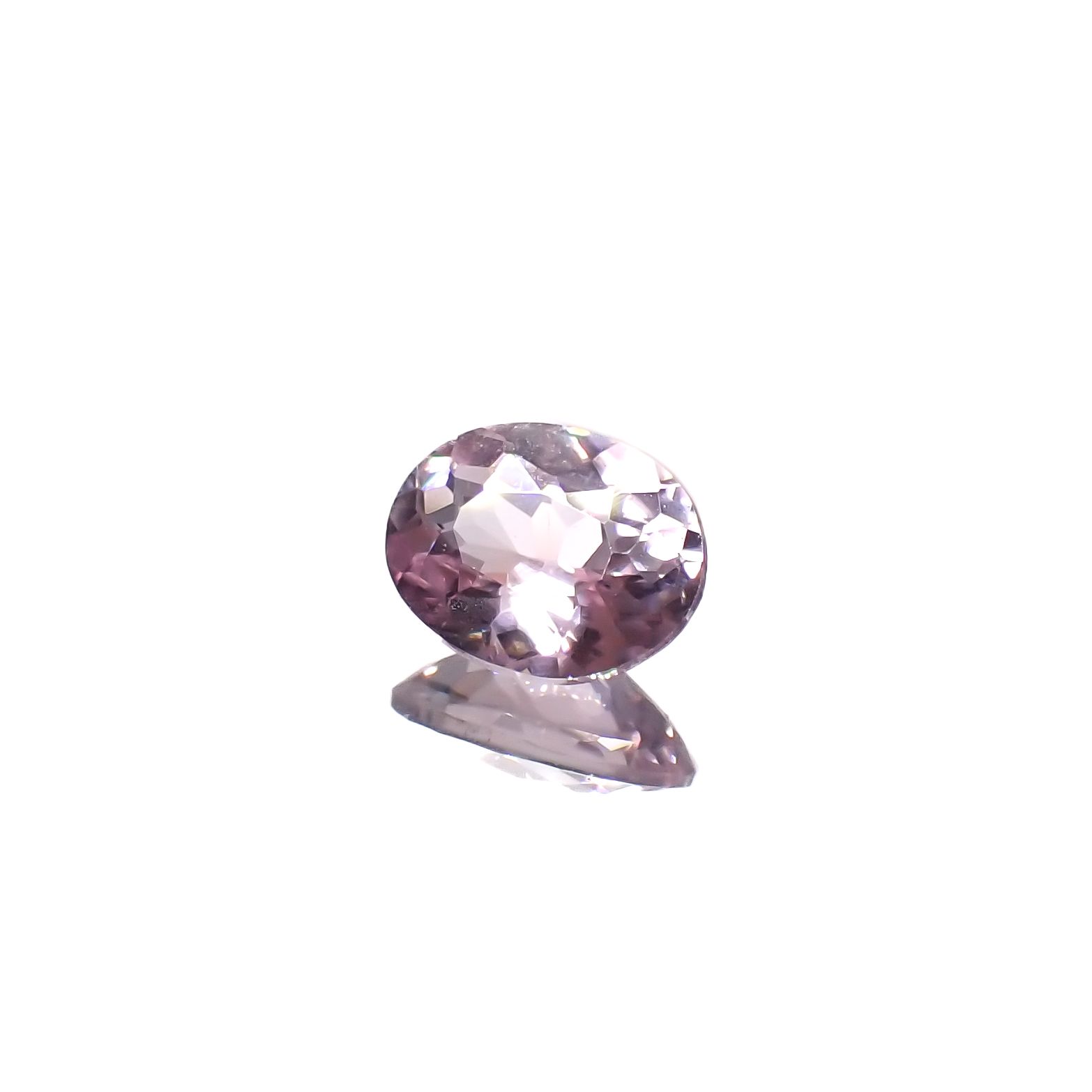 カラーシフト ピンクダイアスポア アフガニスタン産 0.69ct[240326994]6.4x5mm前後