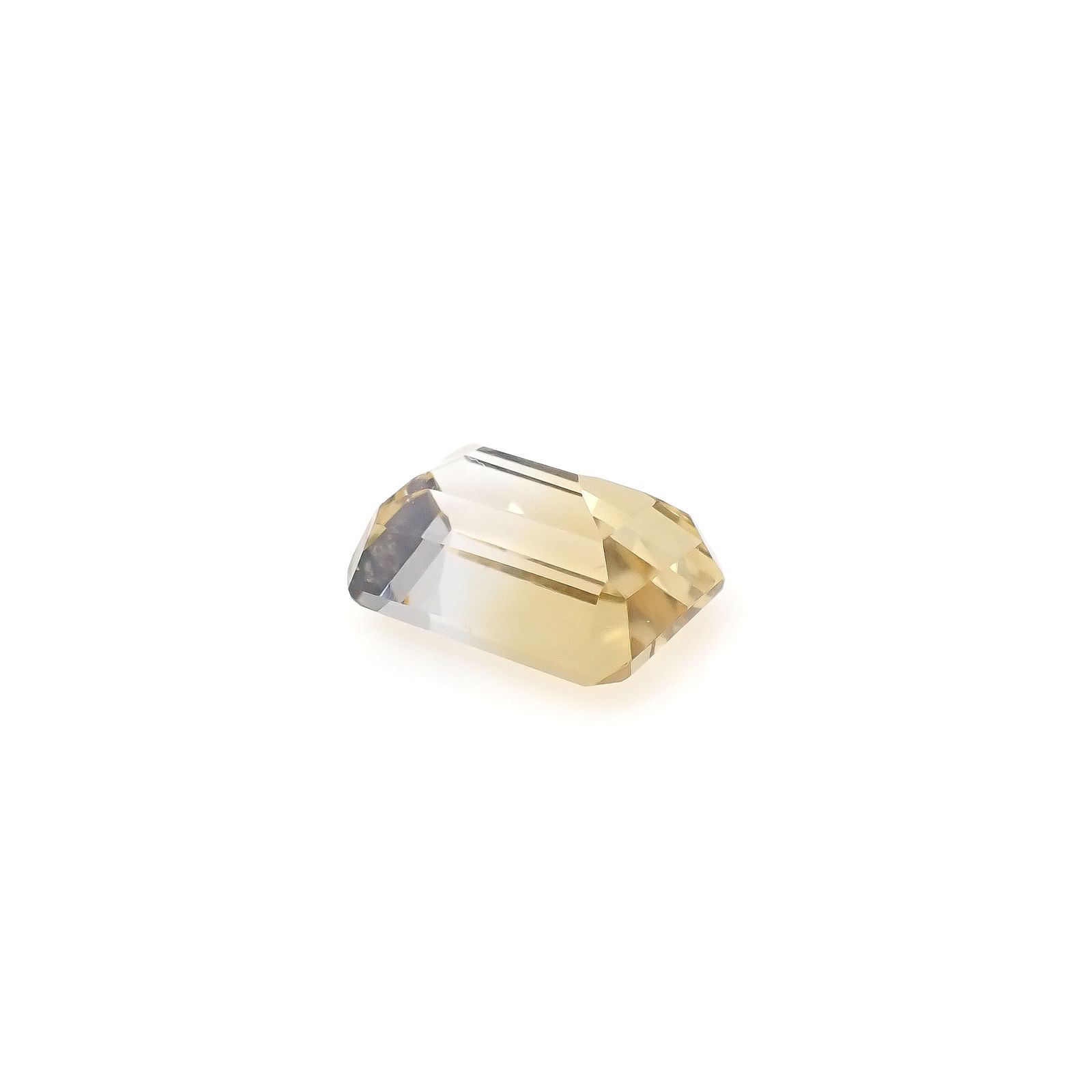 バイカラーシトリン ブラジル・ミナスジェライス州産 6.73ct[240326461]13x9.4mm前後
