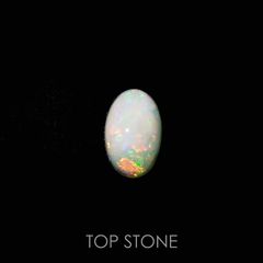 オパール(宝石名ホワイト・オパール)オーストラリア産 1.590ct ソ付[220717006]10.9x6.9mm前後