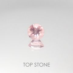 ディープローズクォーツ モザンビーク産 ルース 0.28ct[20095382]4.1×4.1mm前後