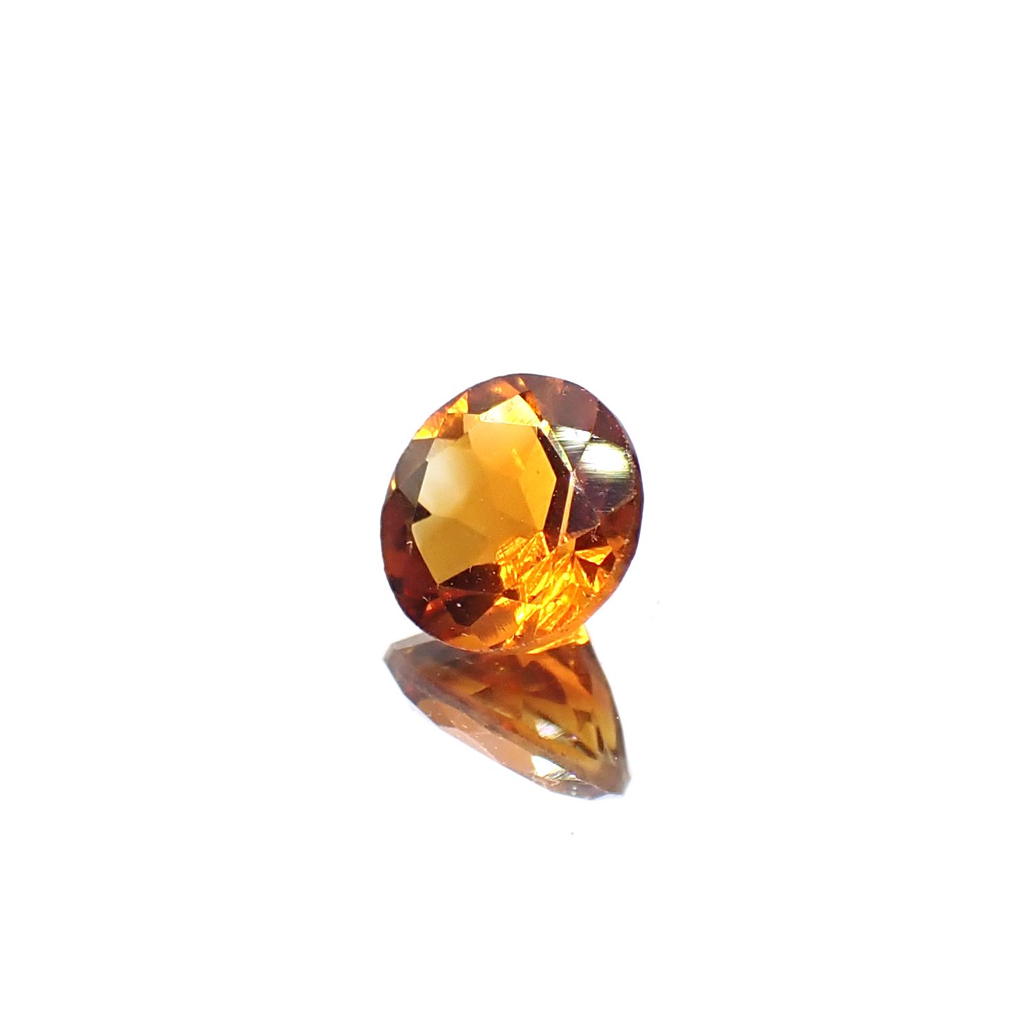 マデイラシトリン ブラジル・ミナスジェライス州産 0.72ct [250630585]6.1x6.1mm前後