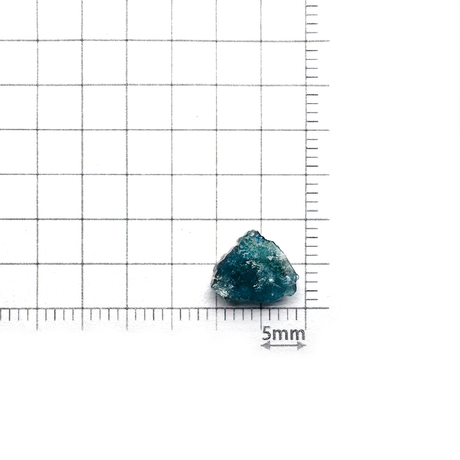 パライバトルマリン 原石スライス ブラジル・パライバ州バターリャ鉱山産 1.14ct [241029344]9.7x8mm前後