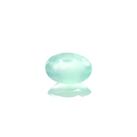 <ランダムセレクト1個販売> アクアプレーズ オーバルカット 南アフリカ産 0.43ct前後 / 6x4mm前後 [20084660-PAC]