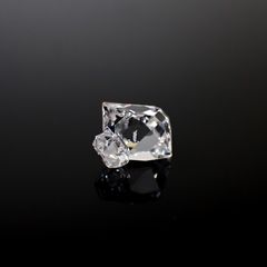 ハーキマーダイヤモンド 原石 アメリカ・ニューヨーク州産 2.10ct [250329973]9.2x8.3mm前後