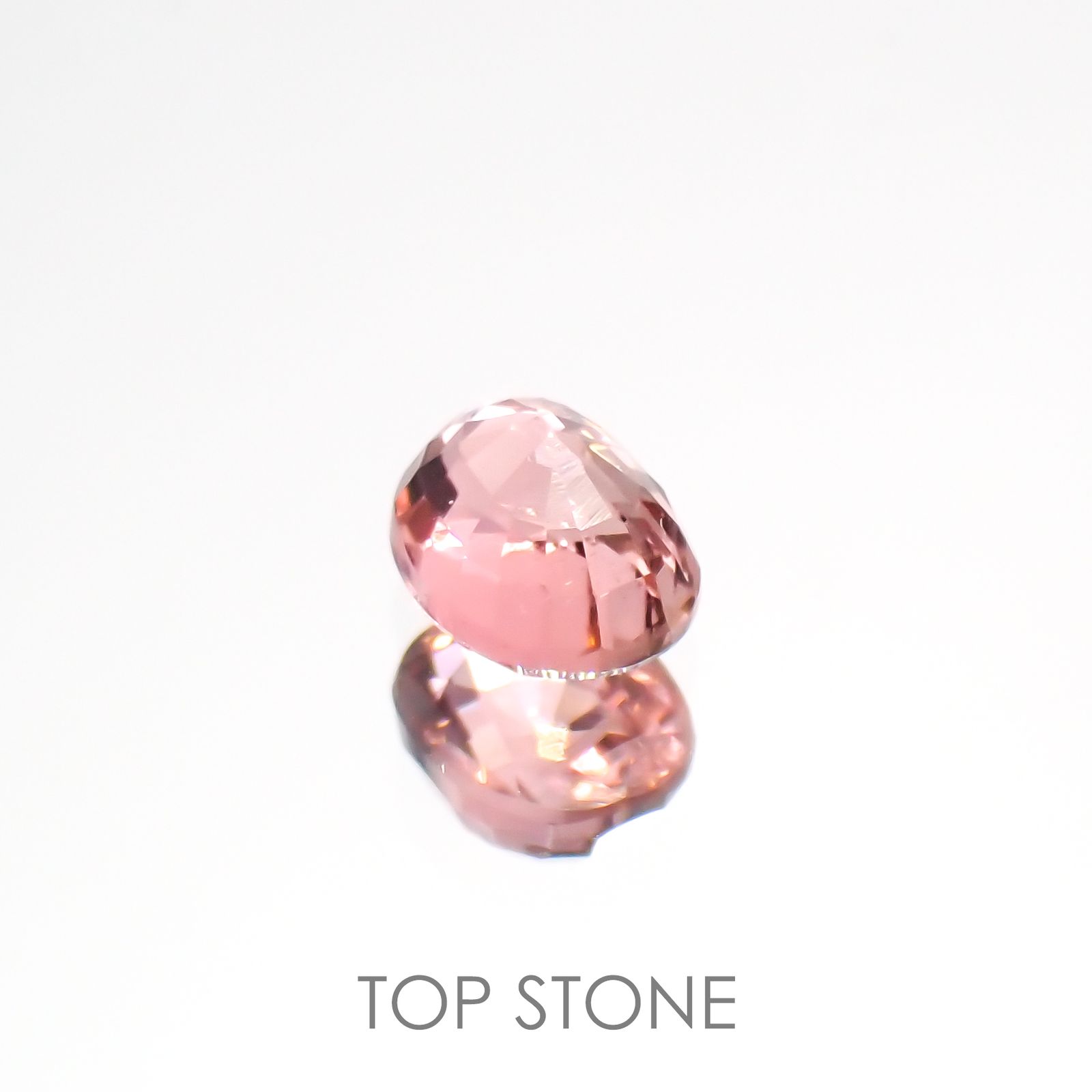 ローズピンクトルマリン(宝石名ピンク・トルマリン)ブラジル/アフリカ産 0.62ct 識別済[220114865]5.5x4.3mm前後