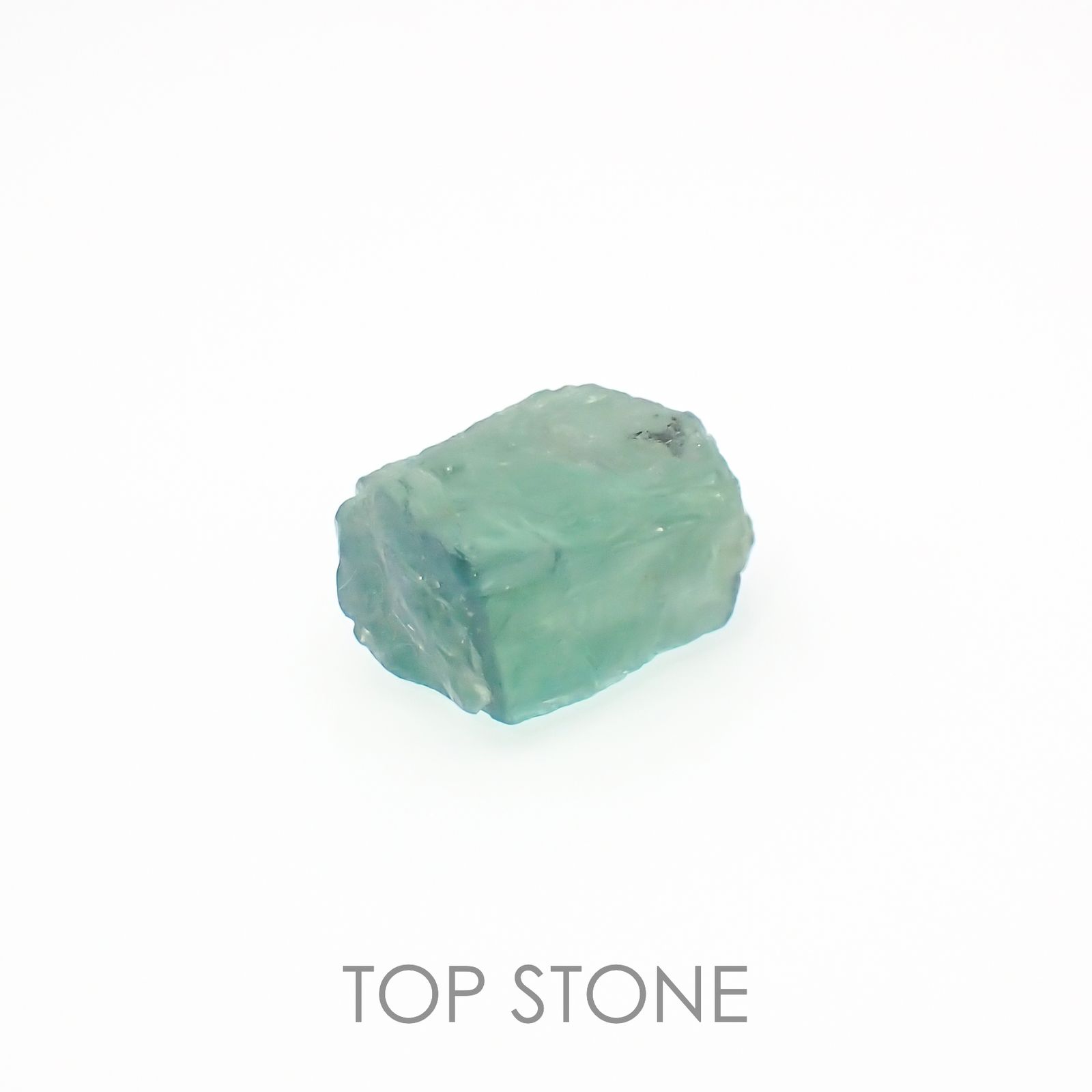ブルーグリーンコーネルピン 原石 タンザニア産 3.44ct[221219198]10.2x7mm前後