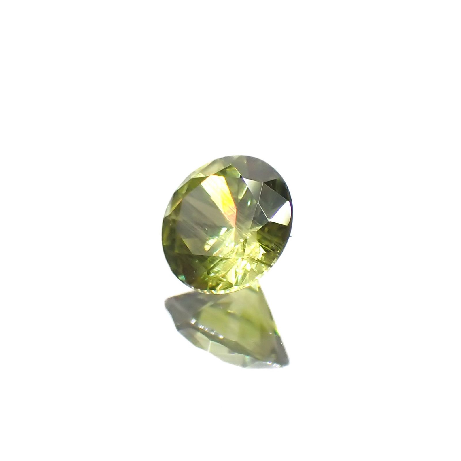 デマントイドガーネット(宝石名デマントイド・ガーネット)ロシア産 0.27ct 識別済[221219466]4x4mm前後