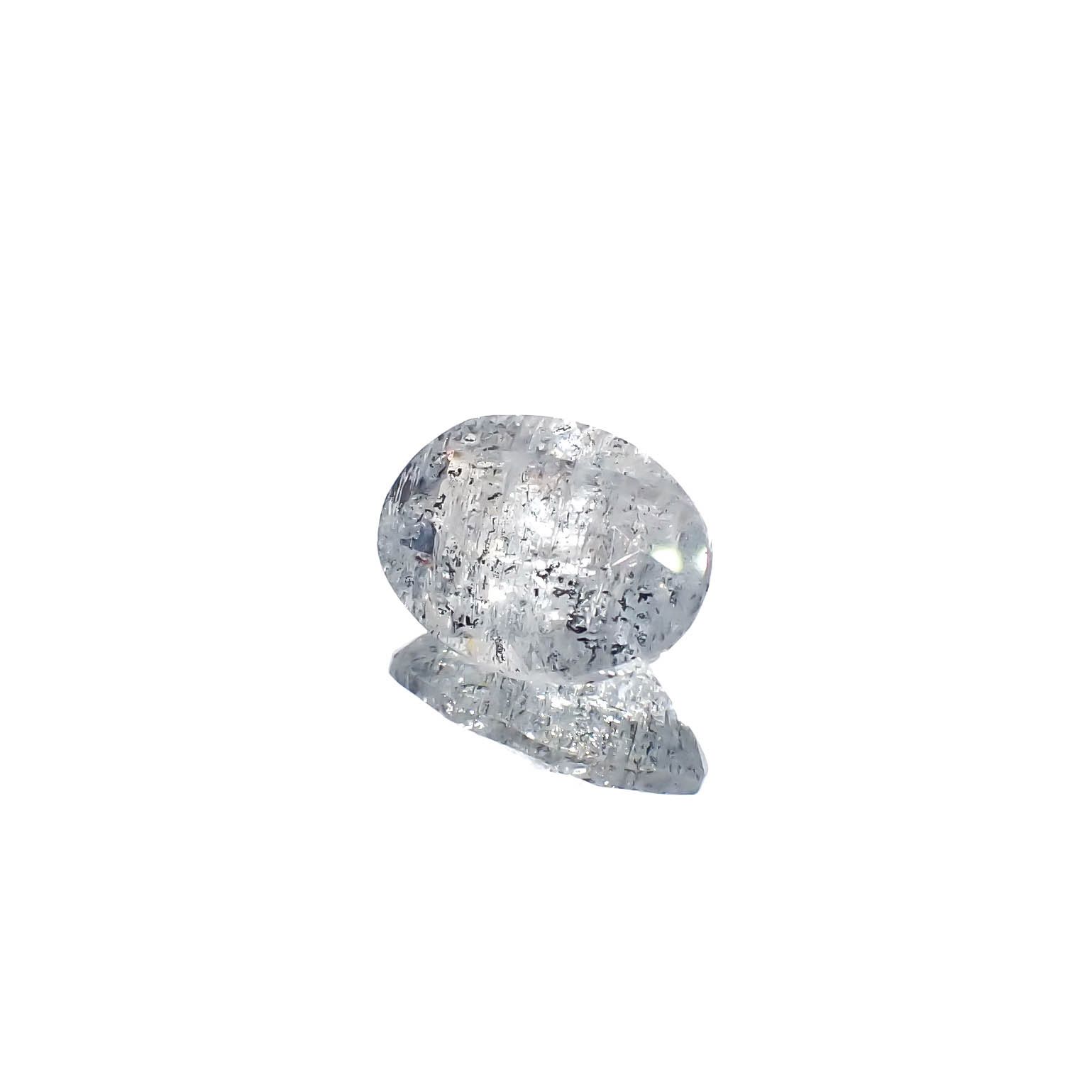 モスアクアマリン ブラジル産 3.08ct[240226053]11.8x8.5mm前後