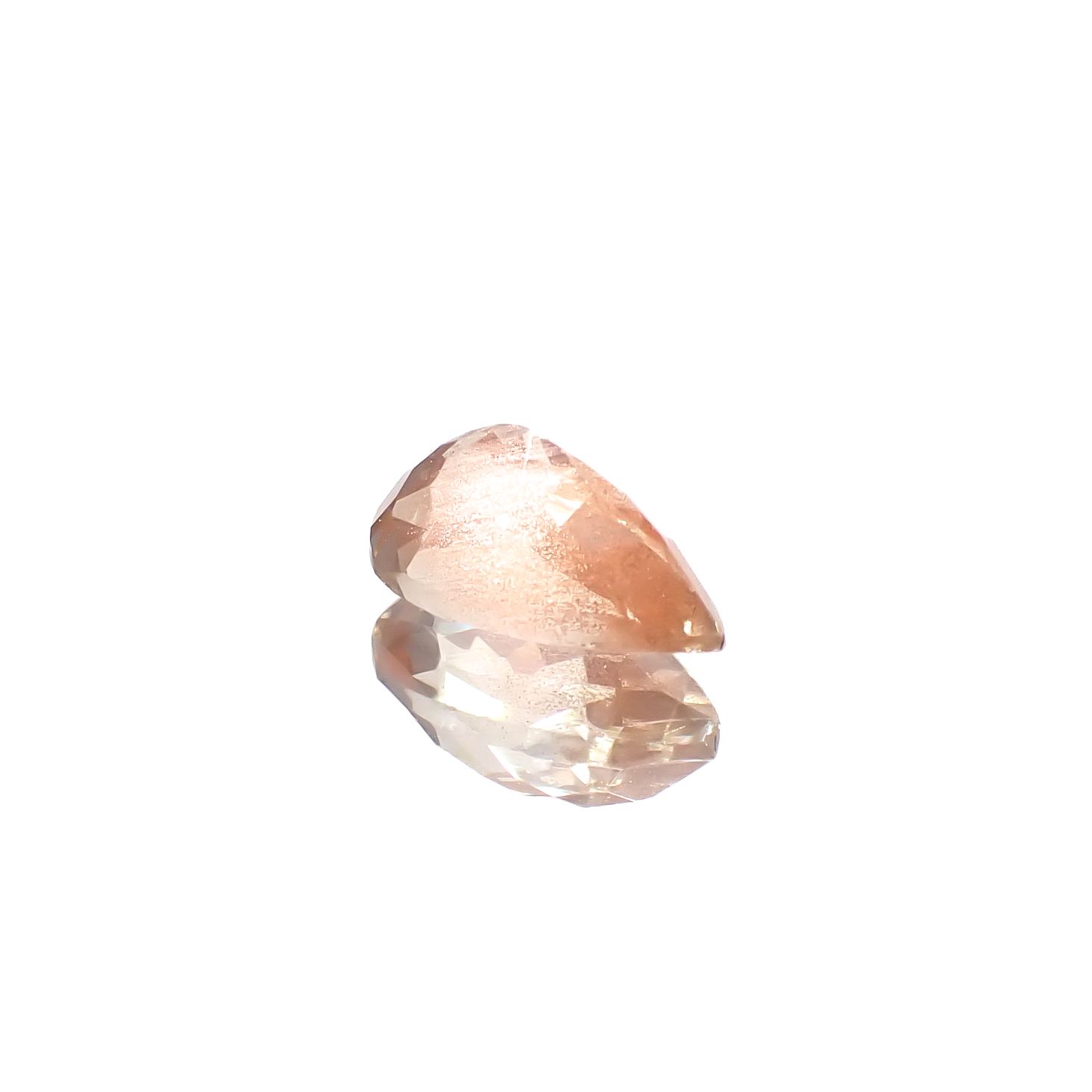 オレゴンサンストーン アメリカ・オレゴン州産 0.81ct[240627877]8x4.9mm前後