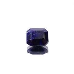アズライト(宝石名アジュライト)ブラジル産 1.015ct ソ付(彩珠)[241029300]6.1x5.4mm前後