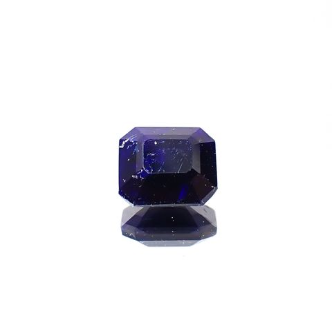アズライト(宝石名アジュライト)ブラジル産 1.015ct ソ付(彩珠)[241029300]6.1x5.4mm前後
