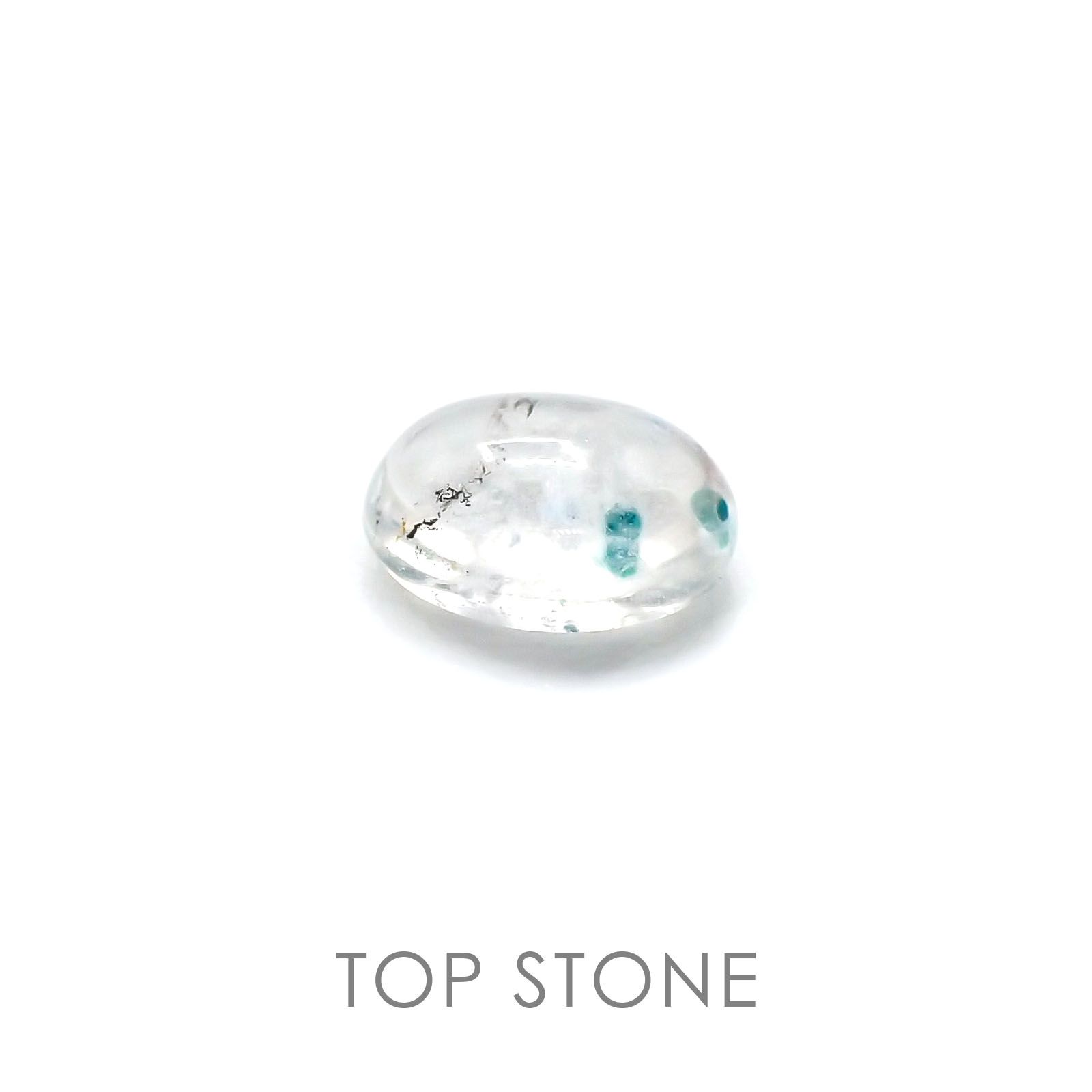 パライバクォーツ ブラジル産 ルース 0.7ct[20106757]6.5×4.9mm前後
