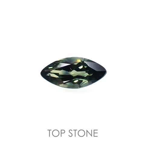 パーティカラーサファイア(宝石名パーティカラード・サファイア)ケニア産 0.64ct 識別済[220717131]8x3.8mm前後