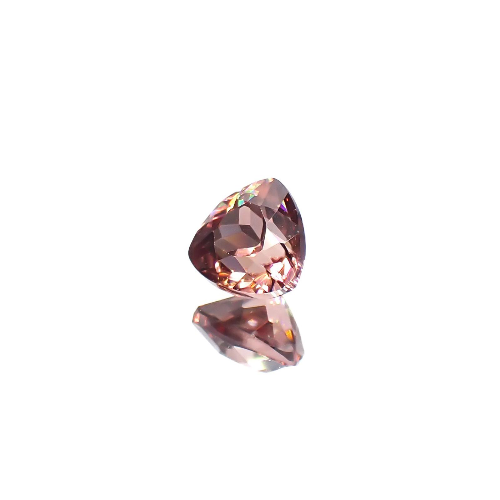 ピンクジルコン スリランカ/カンボジア産 0.58ct [240627915]4.4x4.3mm前後