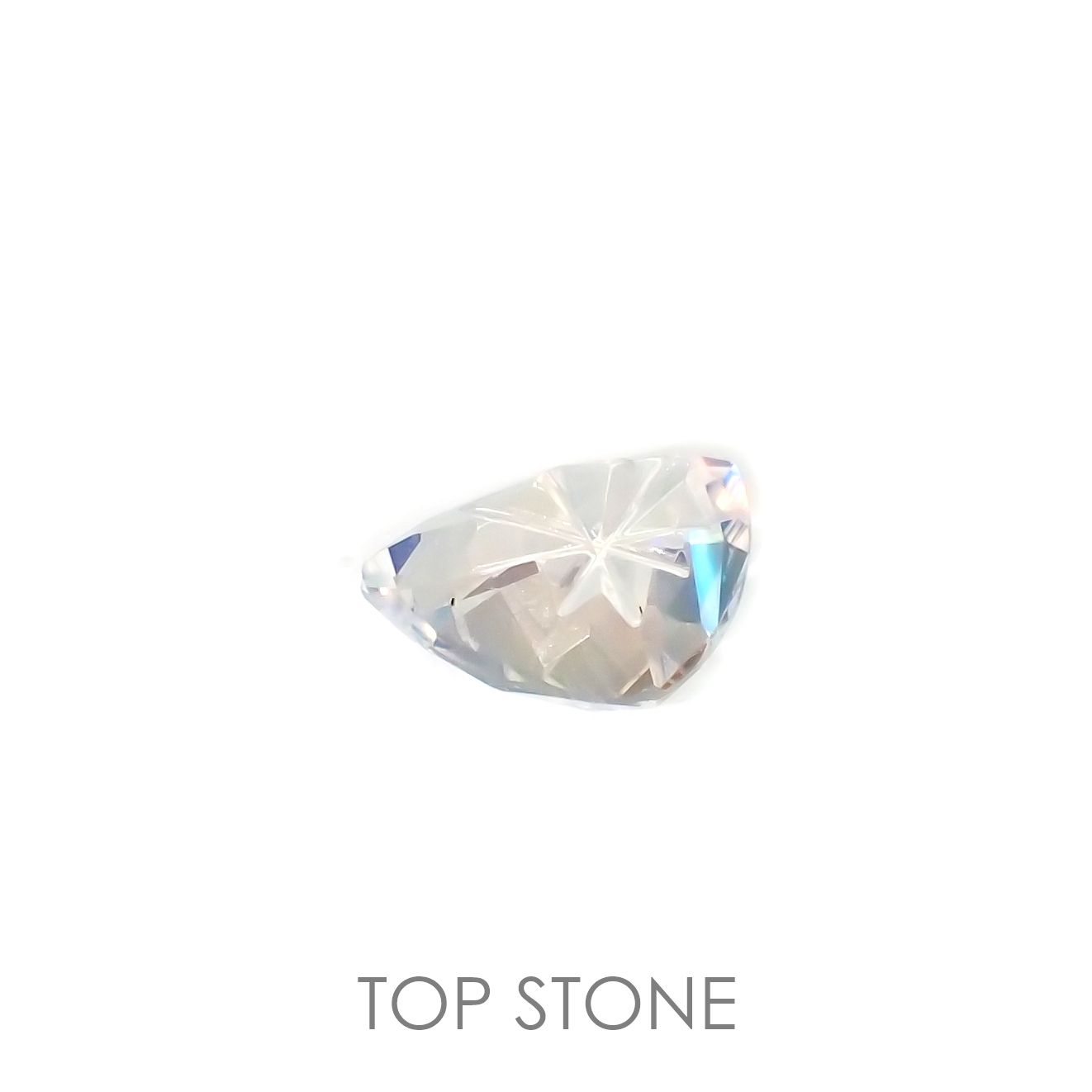 ◇甲州貴石切子Plus Three◇レインボームーンストーン カード付き(宝石名ラブラドライト)マダガスカル産 1.21ct 識別済[220114601]7x8.7mm前後