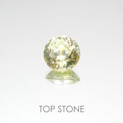 グリーンジルコン スリランカ,カンボジア産 ルース 1.87ct[20208054]7×7mm前後