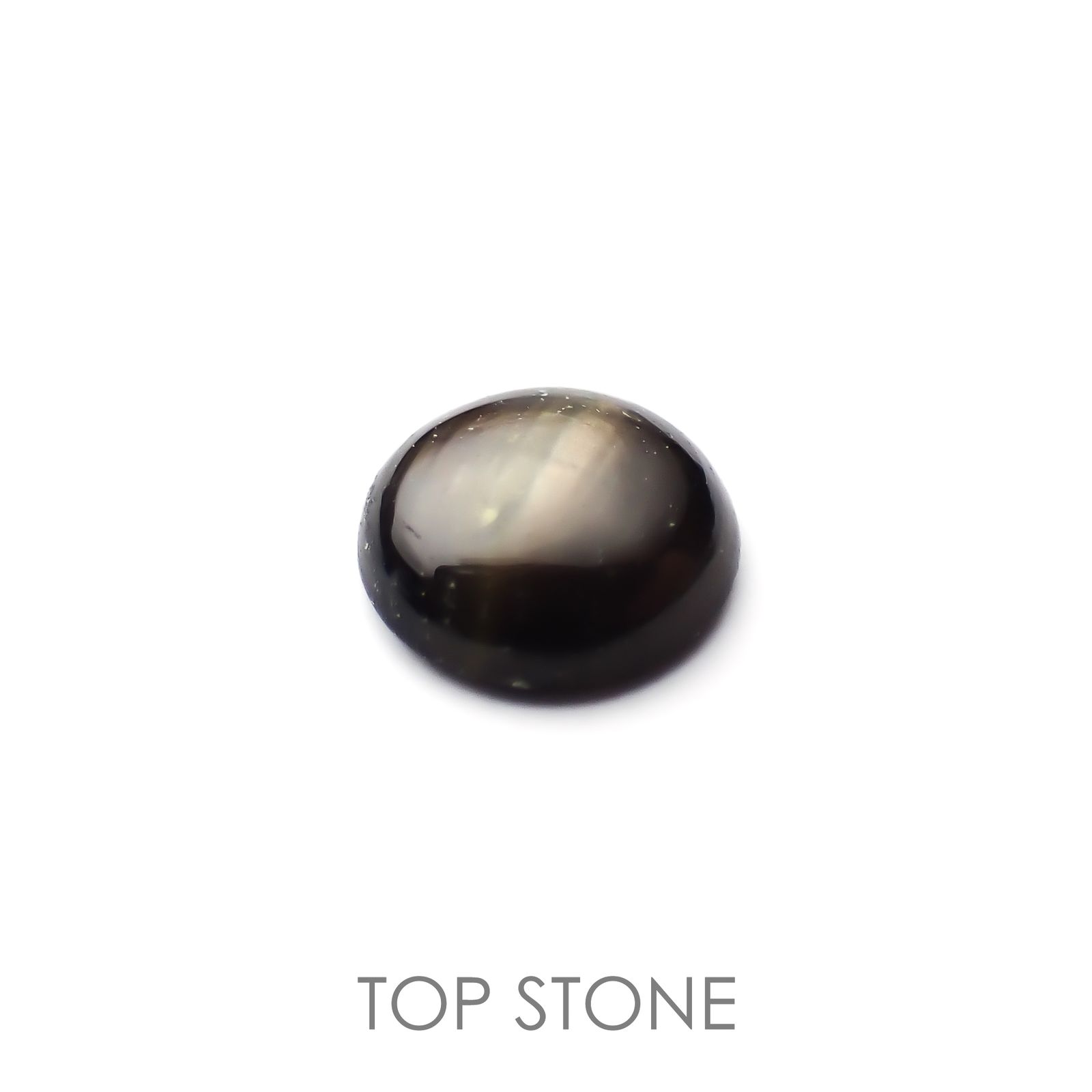 ゴールドシーンサファイア(宝石名シーン・サファイア)ケニア産 0.40ct 識別済[220616225]4.6x4.6mm前後